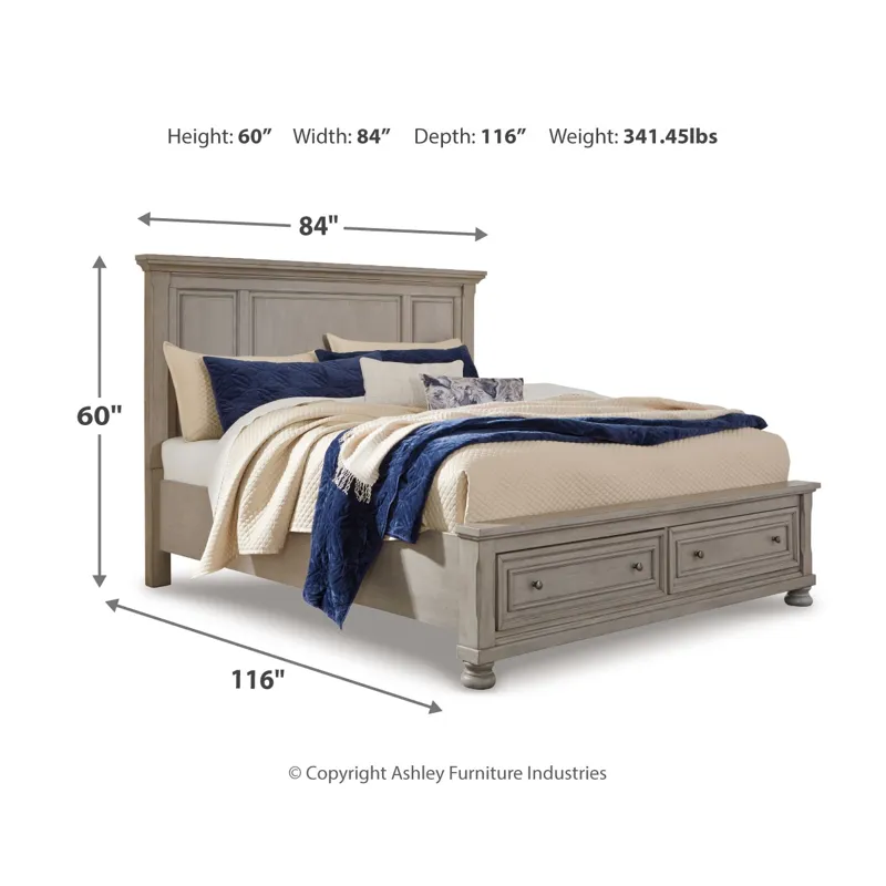 Lettner King Panel Storage Bed