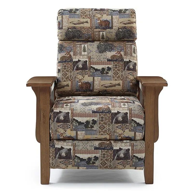 Tuscan Fabric High Leg Recliner