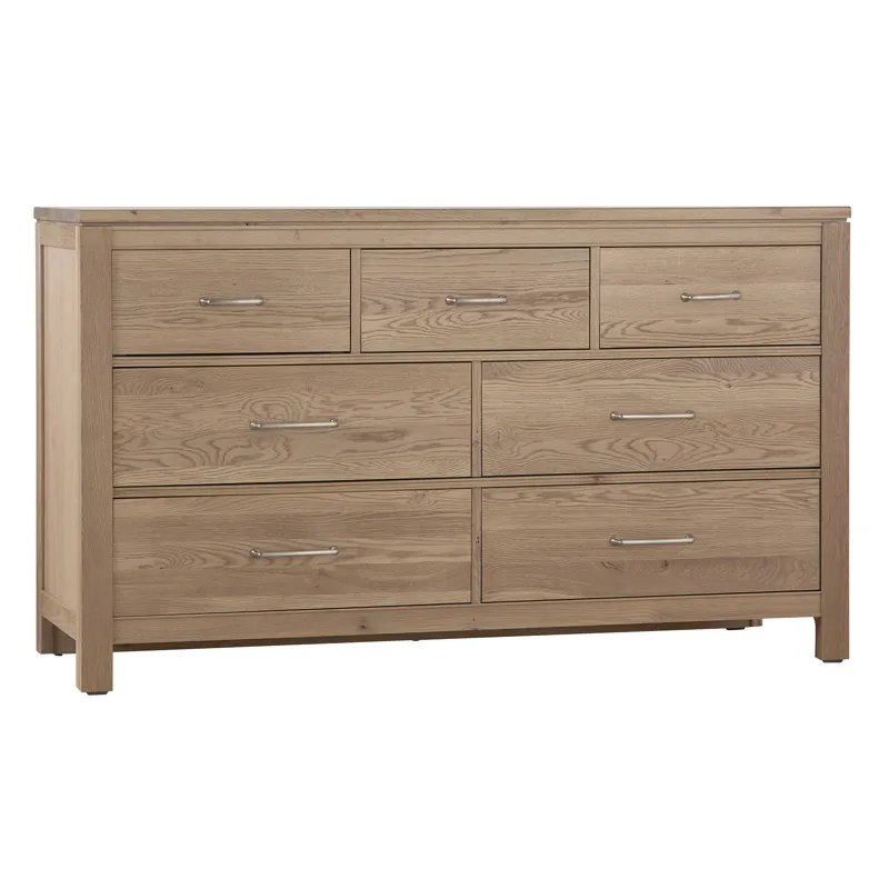 Tide & Timber-Clear Oak Dresser 7 Drawer