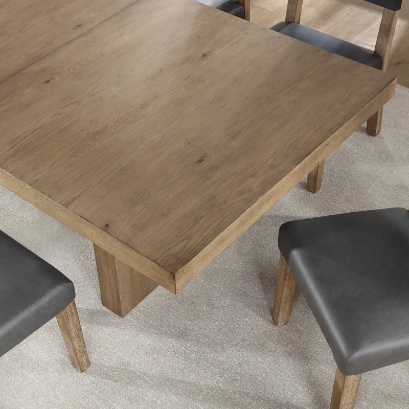 Aubrey Brown 5pc Dining Set