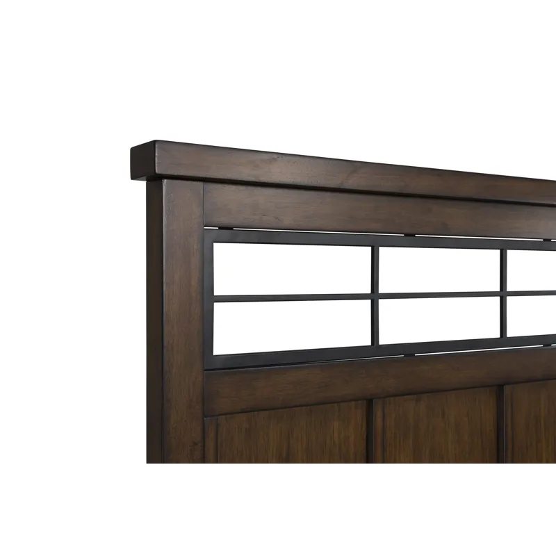 Taffenbrook King/California King Panel Headboard with Roll Slats