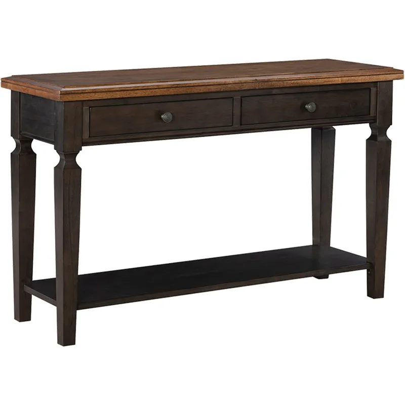 Vista Collection Sofa Table - Hickory &amp; Coal