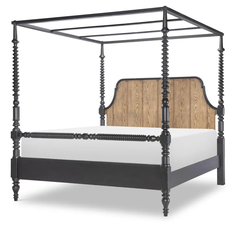 Vintage Market Bobbin Post Headboard Ca - King/California King