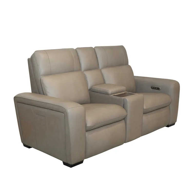Sense Power Reclining Immersive Audio Loveseat with Console, Power Headrest, & Lumbar