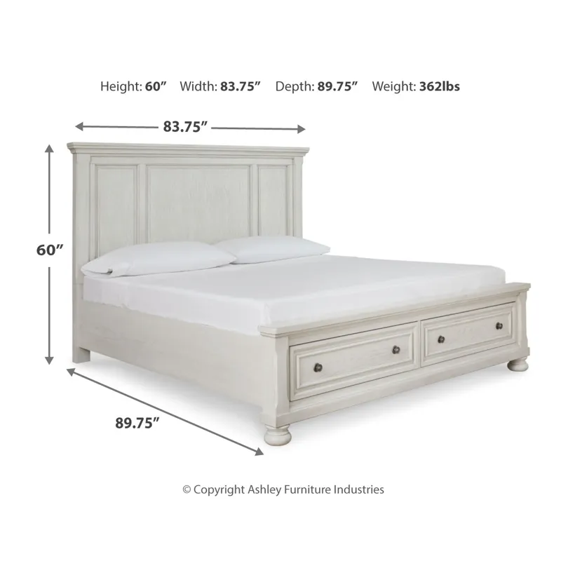 Robbinsdale King Panel Storage Bed