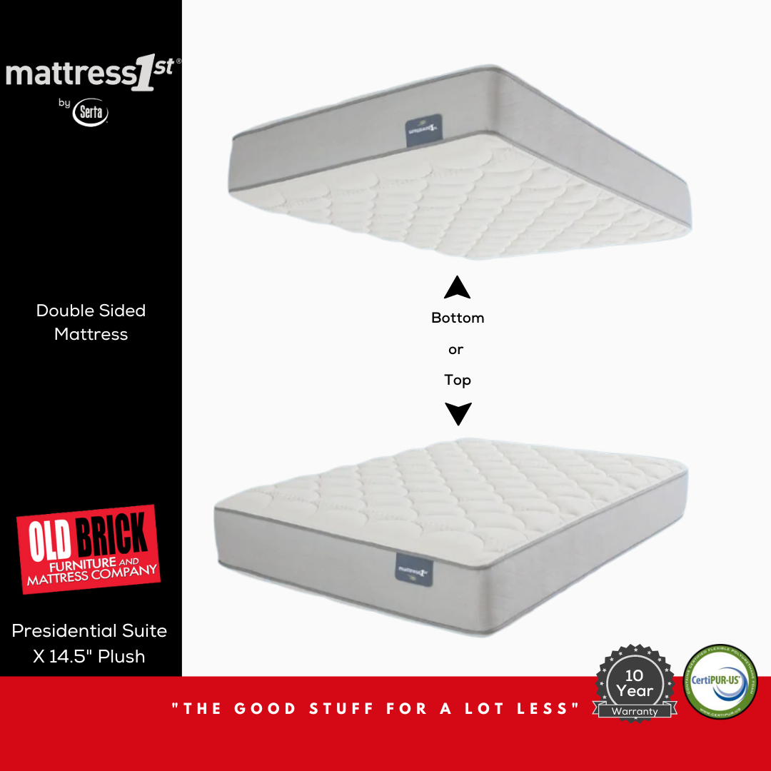 Presidential Suite Double Sided Flippable Plush 14" Mattress 500600172