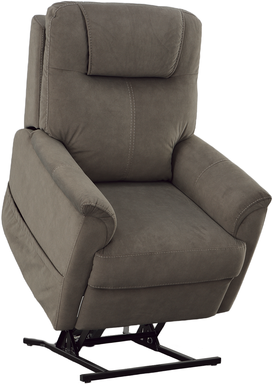 TRU Motion Lift Chair w/Headrest & Lumbar Arula Elephant 59343FL