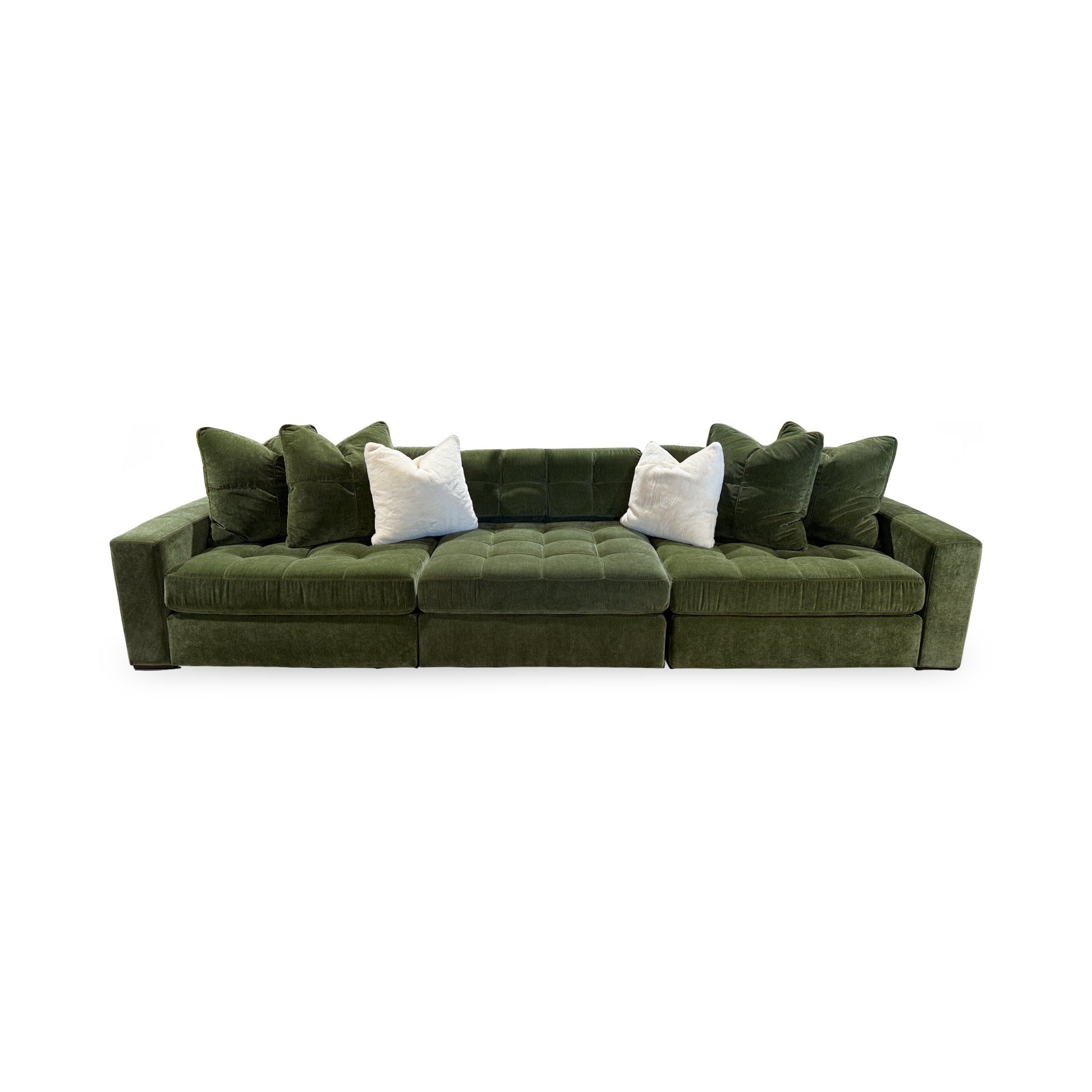 Noah 3 Piece Sectional - Amici Moss S002410XXX+74LFX+74RFX by