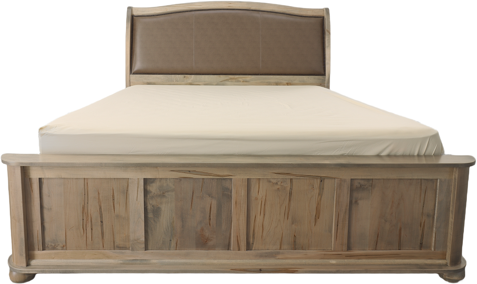 Kingsport King Bed Wormy Maple KGP03122G+0312240+41G by MAVIN at