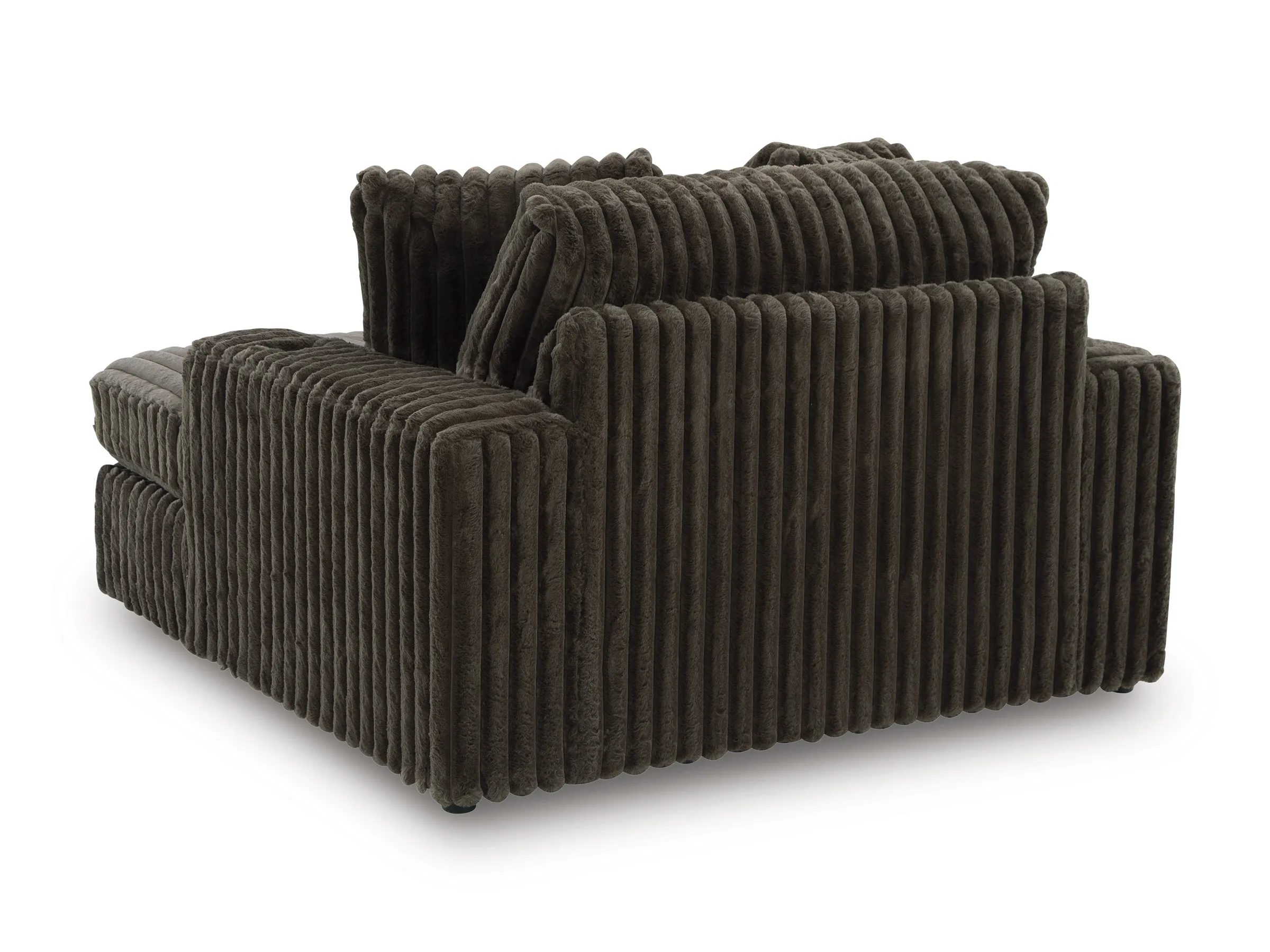 Midnight Madness Oversized Chaise - Chocolate 9810415 by Signature