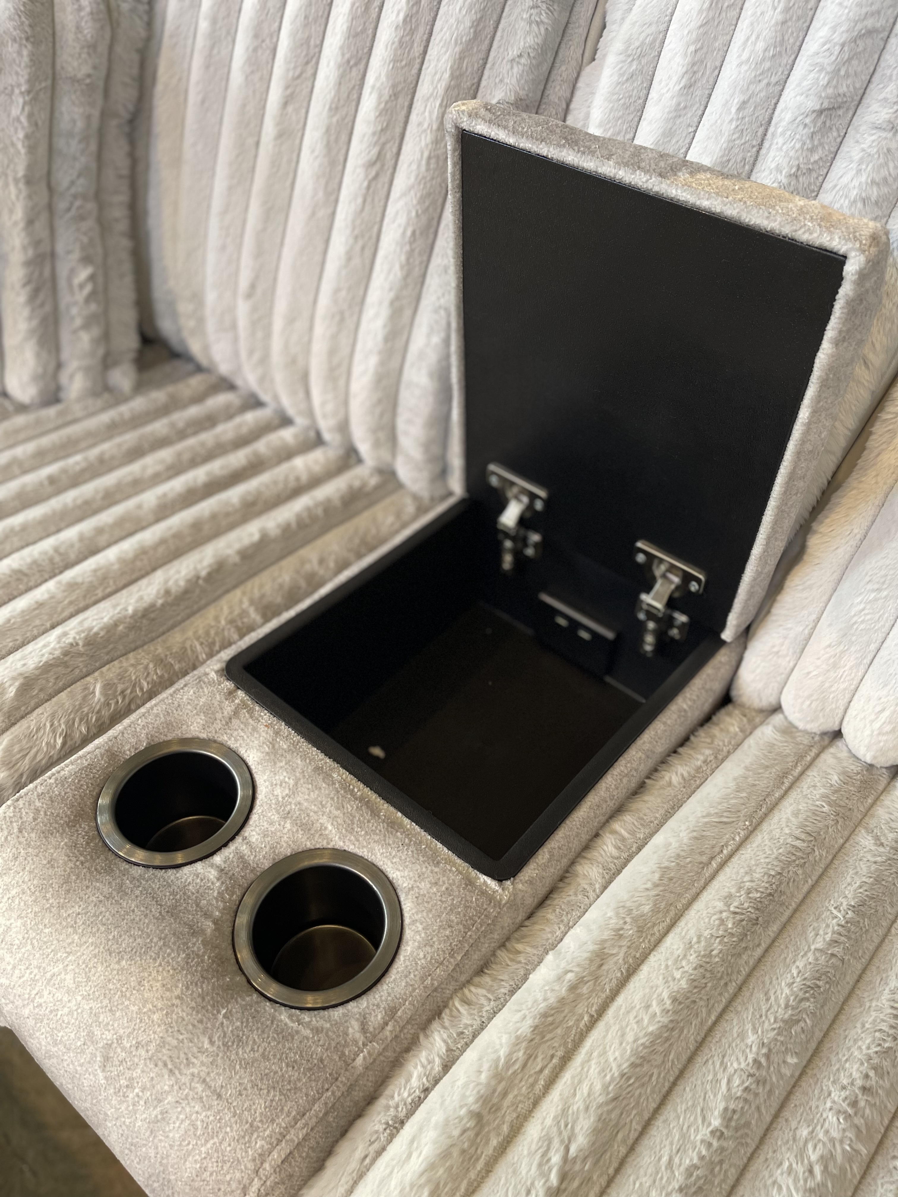 Presley Fog 6 Piece Power Reclining Sectional - Thumbnail 5