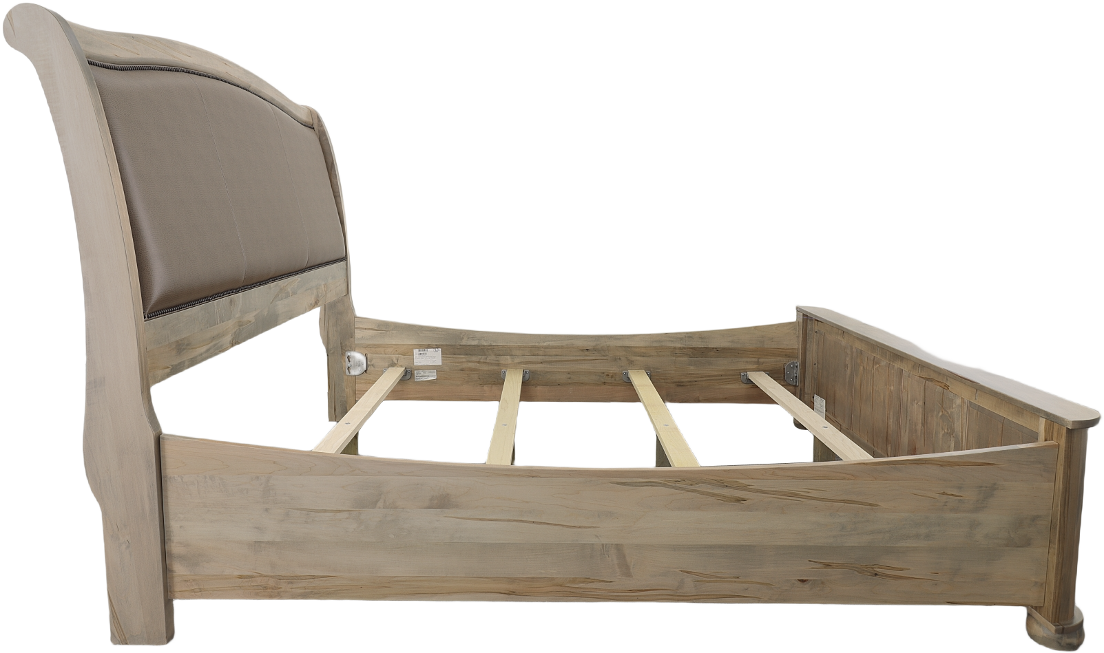 Kingsport King Bed Wormy Maple KGP03122G+0312240+41G by MAVIN at