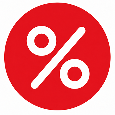Percent sign icon