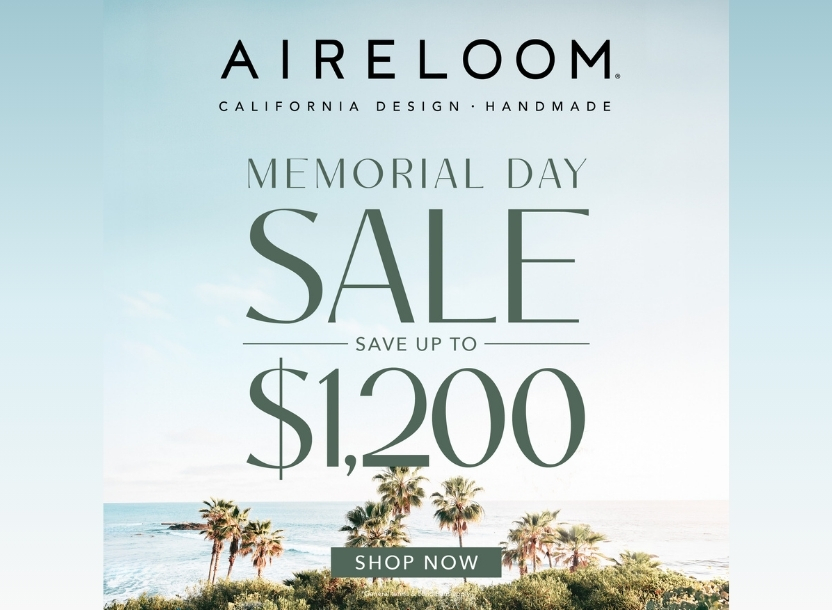 Aireloom Memorial Day Sale - Save up to $1200