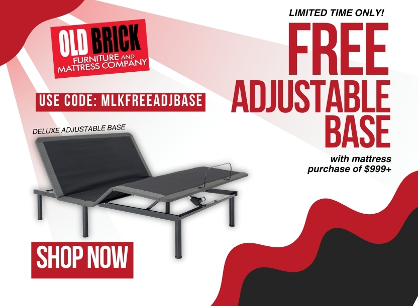 MLK Weekend Free Adjustable Base w/ $999+ 