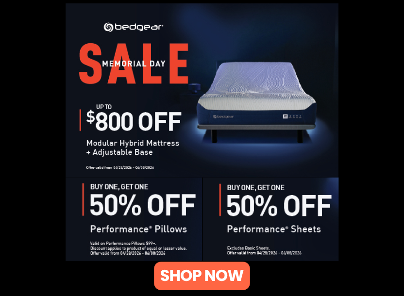 Bedgear Memorial Day Sale - Up to $800 Off