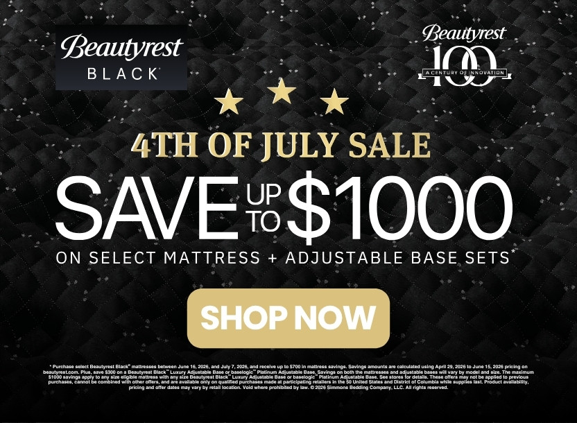 Beautyrest Black 4th of July Sale = Save up to $1000