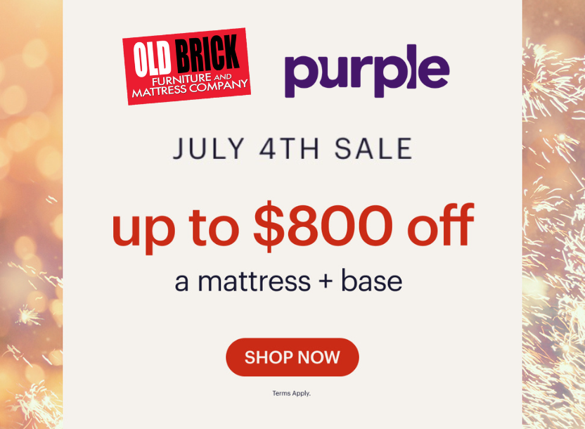 Purple 4th of July Sale - Save up to $800! 