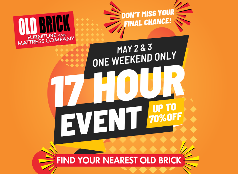 17 Hour Event - Up to 70% Off