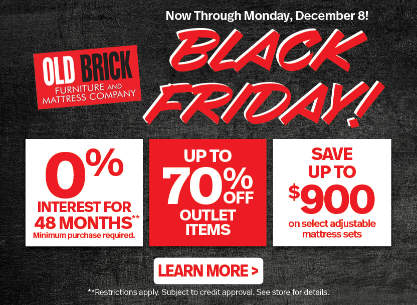 Black Friday at Old Brick!