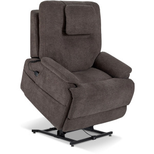 Zecliner Model 2+ Power Lift Sleep Recliner with Power Headrest, Lumbar, Heat & Massage