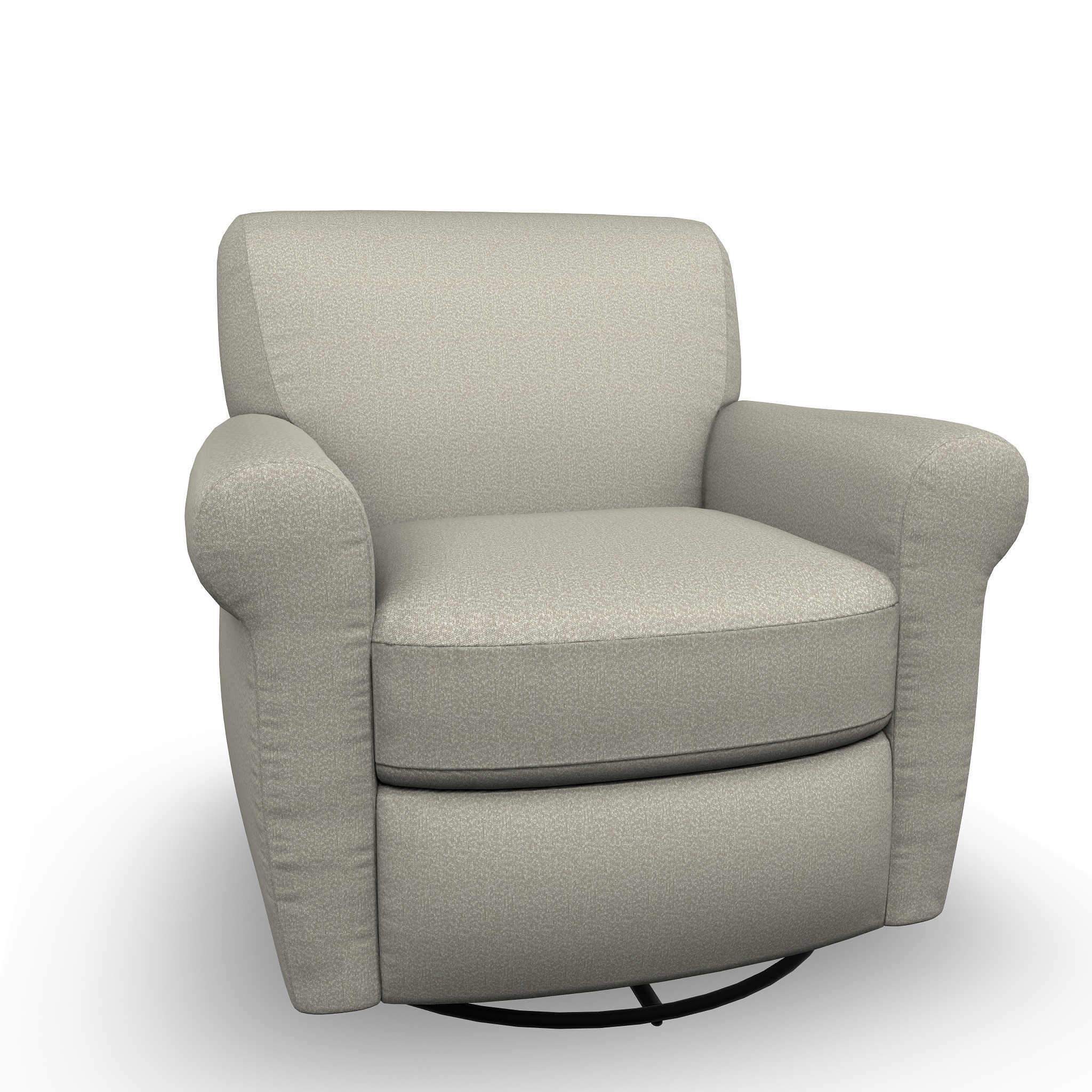 Gemily Swivel Glider Chair 2837 by Best at Riley's Furniture & Mattress