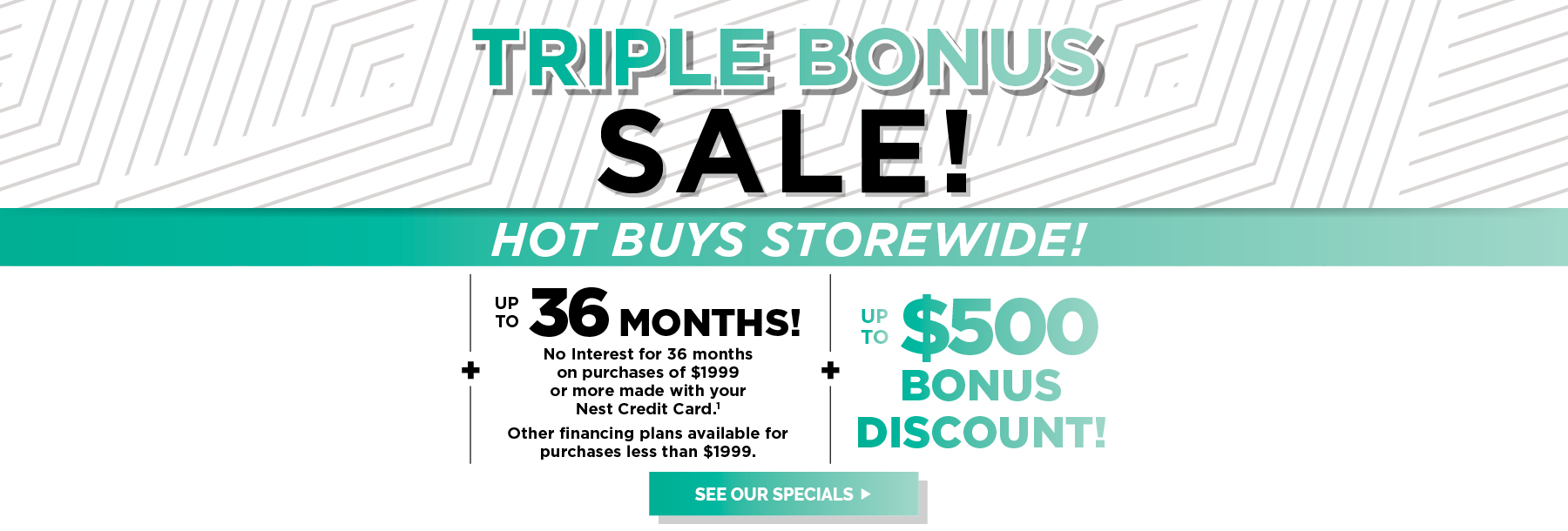 Triple Bonus Sale
