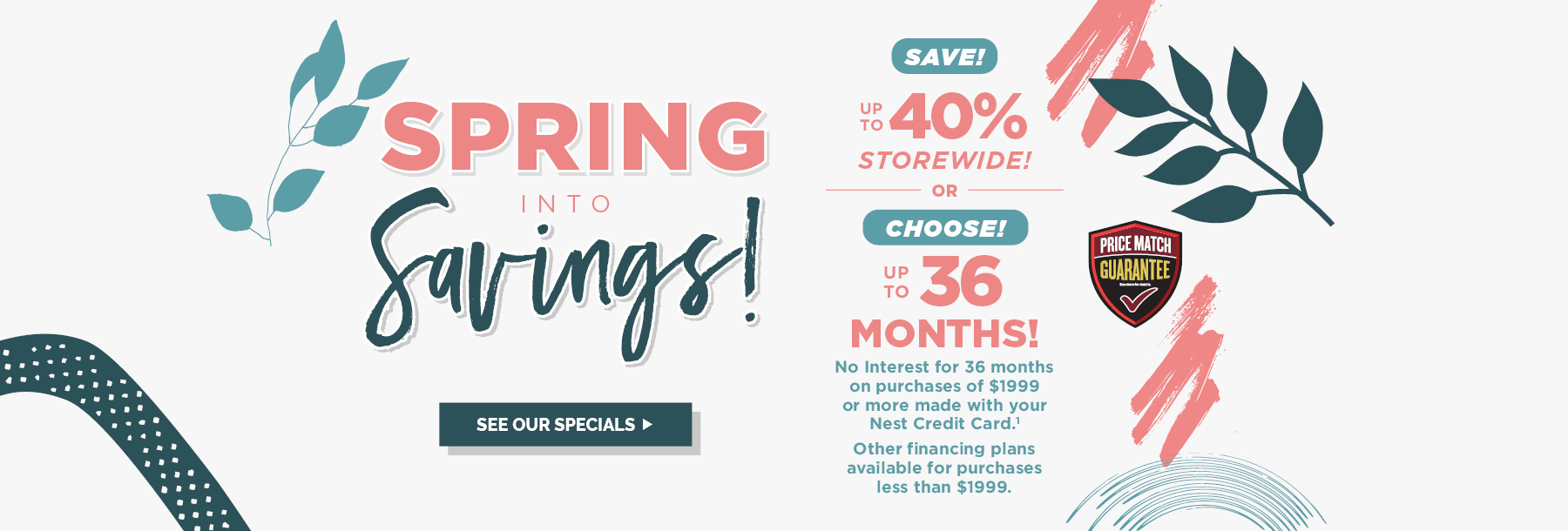 Spring Into Savings