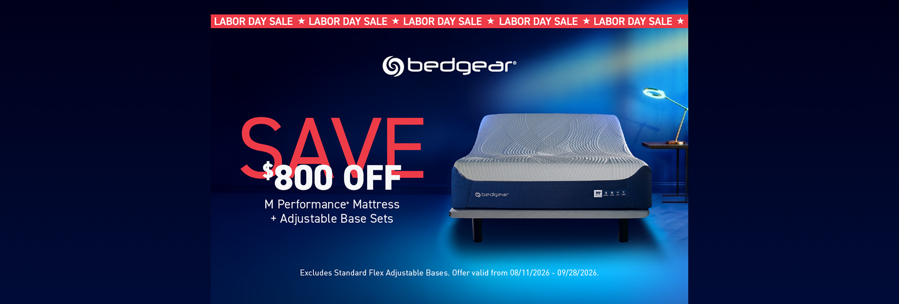 Bedgear Labor Day