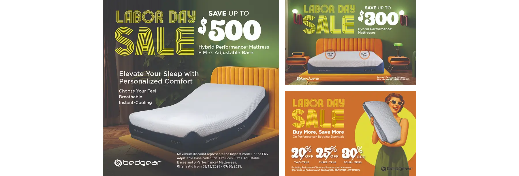 Bedgear Labor Day Sale