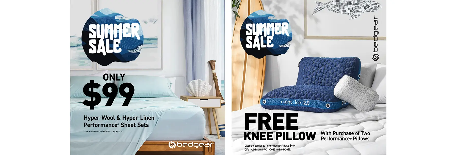 Bedgear Summer Sale