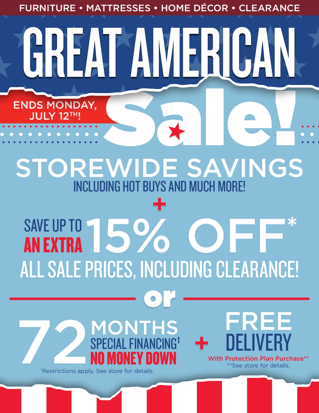 Great American Sale Ends Monday Smith Home Furnishings