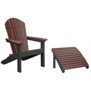 Comfo Back Adirondack Chair & Footstool