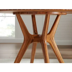 Sitka Round Dining Table - Amber