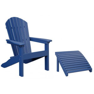Comfo Back Adirondack Chair & Footstool