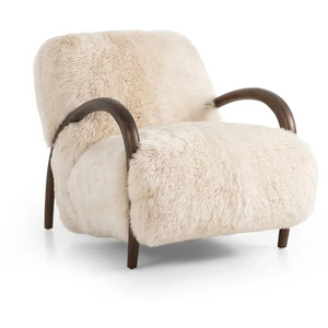 Sandro Chair - Champagne Mongolian Fur
