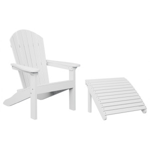 Comfo Back Adirondack Chair & Footstool