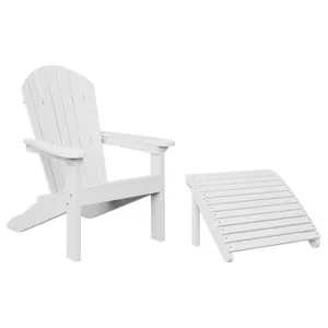 Comfo Back Adirondack Chair & Footstool