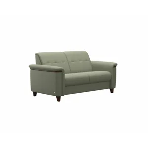 Flora Wood 2 Seater - Paloma Shadow Green w/Brown