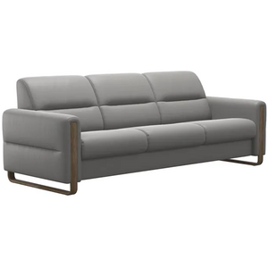 Fiona Wood 3 Seater - Paloma Silver Grey w/Smoked Oak
