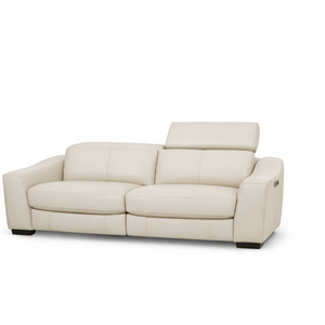 HTL Dual Power Leather Loveseat