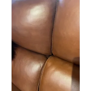 HTL Leather Power Reclining Loveseat 