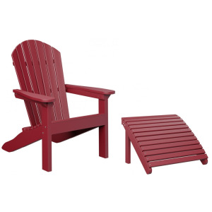 Comfo Back Adirondack Chair & Footstool