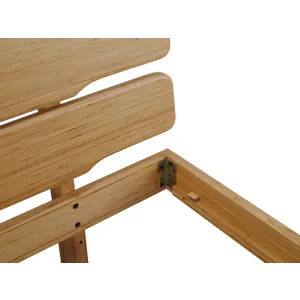 Currant Platform Bed-Caramelized