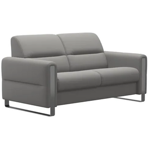 Fiona Steel 2 Seater - Paloma Silver Grey w/Polished