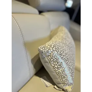 HTL Dual Power Leather Loveseat