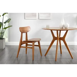 Sitka Round Dining Table - Amber