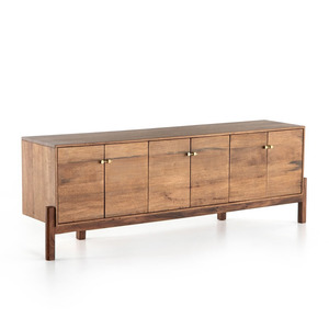 Reza Media Console - Smoked Honey