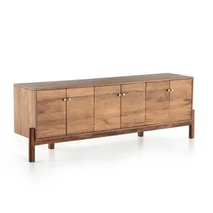 Reza Media Console - Smoked Honey