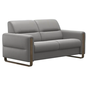 Fiona Wood 2 Seater - Paloma Silver Grey w/Smoked Oak